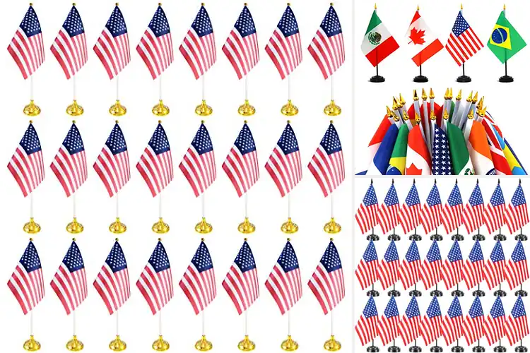 Detailed view of Best 24 Pack Desk Flags: Elevate Your Space with Style