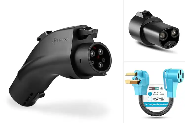 Detailed view of Best 240V to Tesla Adapters