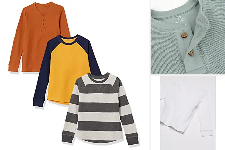 Detailed view of Best Boys Waffle Shirts