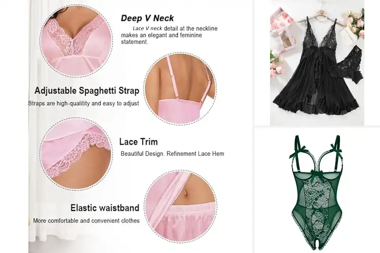 Detailed view of Best Chemise Sets For Women: 7 Top Picks for Comfort & Style