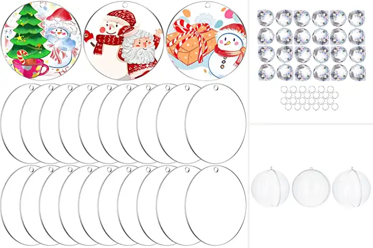 Detailed view of Best Clear Ornaments: 3 Top Picks for Endless Creative Decor