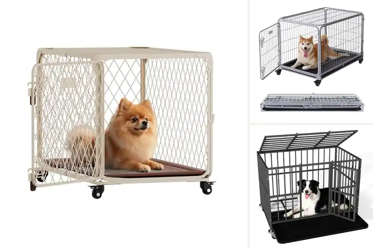 Detailed view of Best Dog Crates With Lockable Wheels