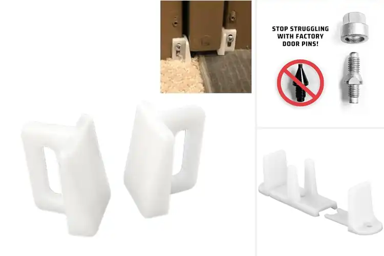 Detailed view of Best Door Alignment Guides
