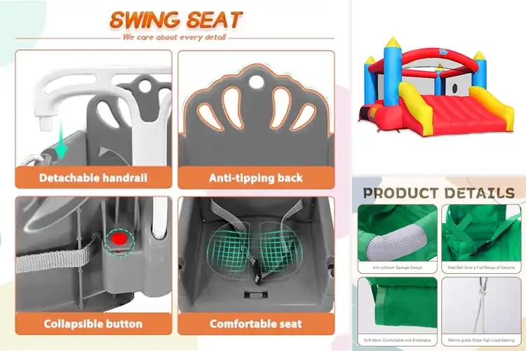 Detailed view of Best Durable Toddler Bouncer Materials
