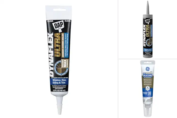 Detailed view of Best Exterior Caulks