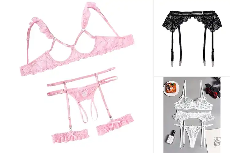 Detailed view of Best Garter Lingerie Sets