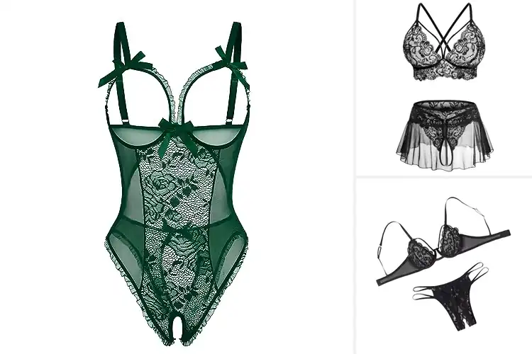 Detailed view of Best Lace Lingerie Sets