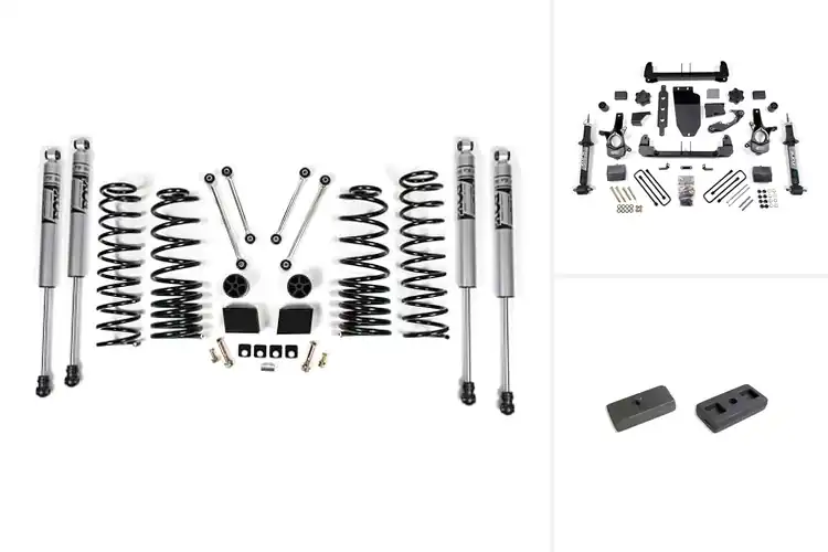 Detailed view of Best Lift Kit Components: Elevate Your Off-Road Experience