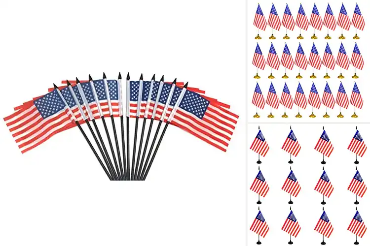 Detailed view of Best Polyester Desk Flags