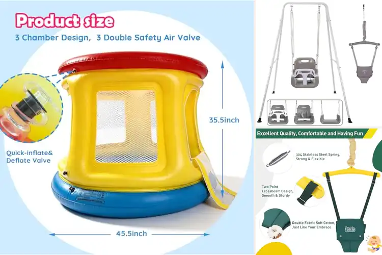 Detailed view of Best Safe Toddler Bouncer For 1-3 Years