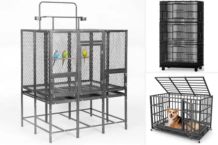 Detailed view of Best Sturdy Carbon Steel Cages