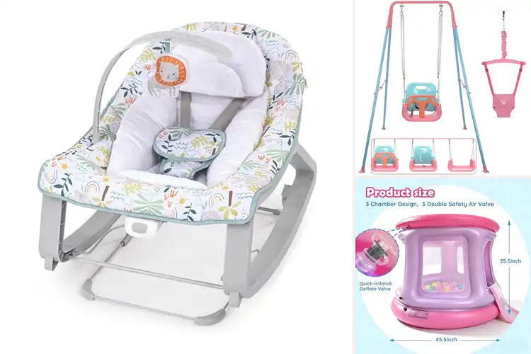Detailed view of Best Toddler Bouncer Ages One To Three