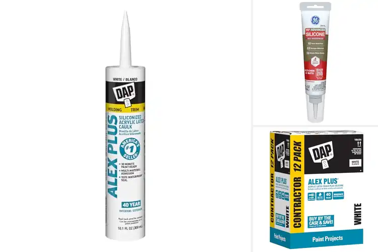 Detailed view of Best White Caulks